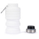 Trespass Μπουκάλι νερού Vavo Folded Silicon Bottle with Caribiner 500ml